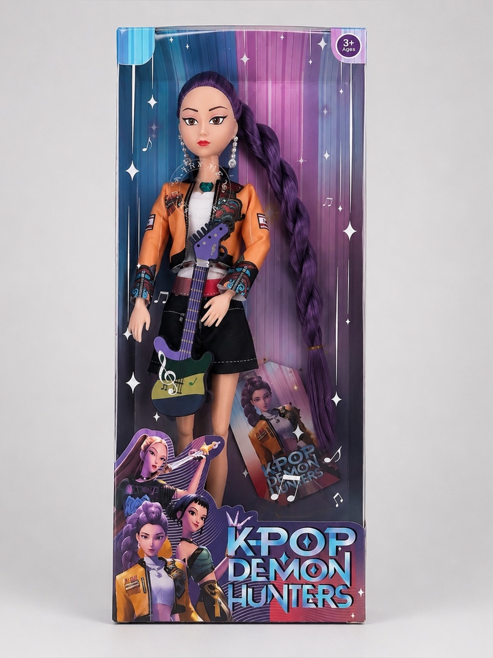 KPOP Demon Hunters Rumi Singing Doll Brand New in Box w/ Guitar